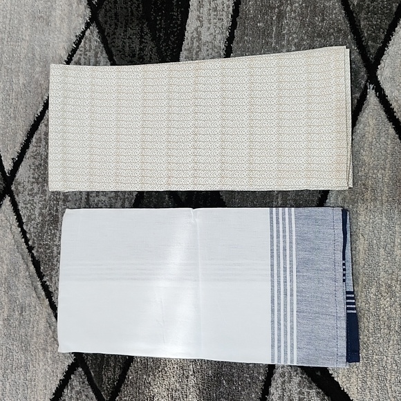 EMBROIDERED M&M MAKING IT SWEET & FRESH & DELICIOUS KITCHEN TOWELS SET-OF-2 - Picture 5 of 7